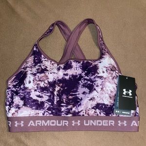 UNDER ARMOUR CROSSBACK MID PRINTED SPORTS BRA